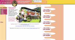 Desktop Screenshot of hotel-laerchenhof.net
